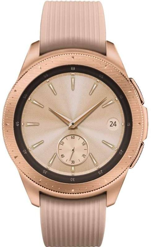 Samsung Galaxy Watch (42mm) Smartwatch (Bluetooth) Android/iOS Compatible -SM-R810 (Rose Gold)