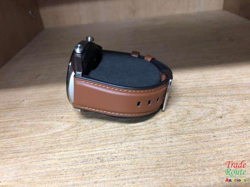 HUAWEI WATCH GT Classic Stainless steel Saddle Brown Strap FTN-B19 -  LIKE NEW IN BOX