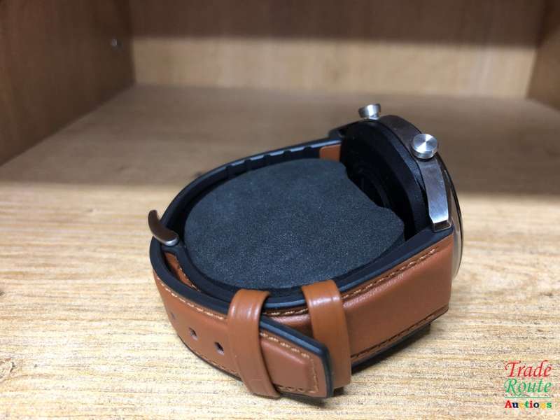HUAWEI WATCH GT Classic Stainless steel Saddle Brown Strap FTN-B19 -  LIKE NEW IN BOX