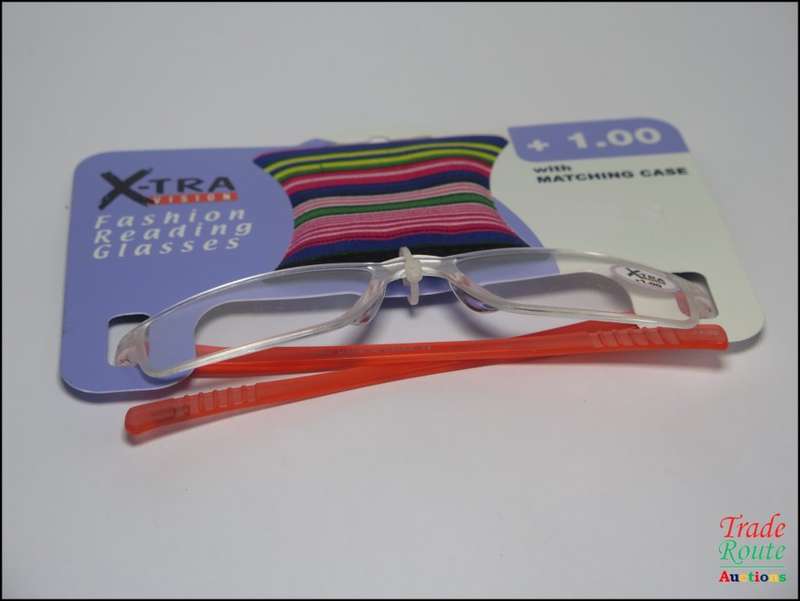 X-TRA VISION Fashion Reading Glasses - with matching case  [ +1.00 ]