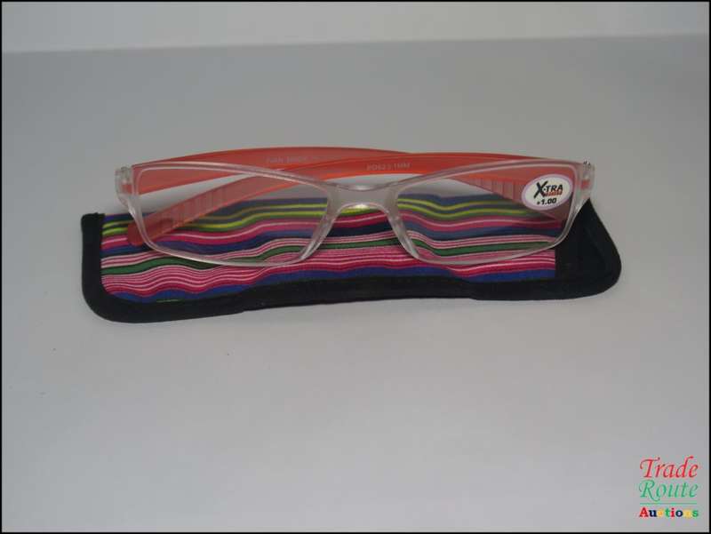 X-TRA VISION Fashion Reading Glasses - with matching case  [ +1.00 ]