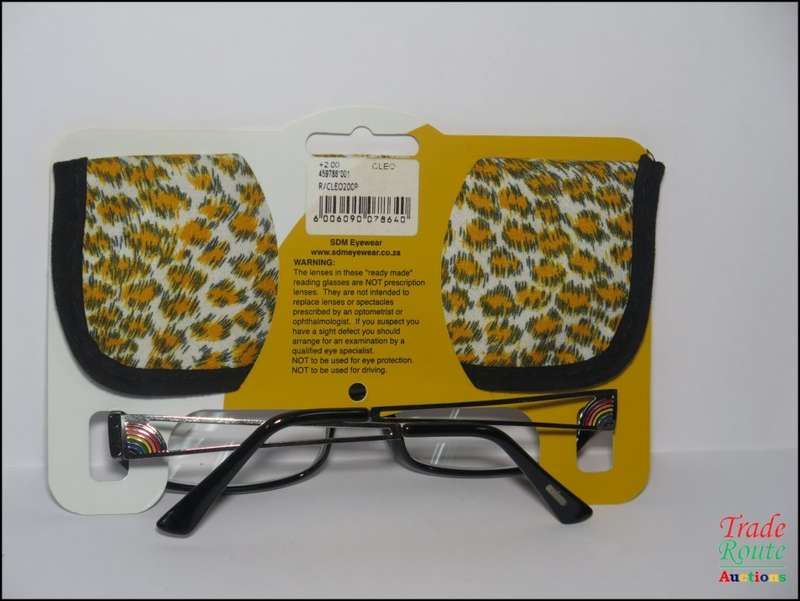 X-TRA VISION Fashion Reading Glasses - with matching case  [ +2.00 ]