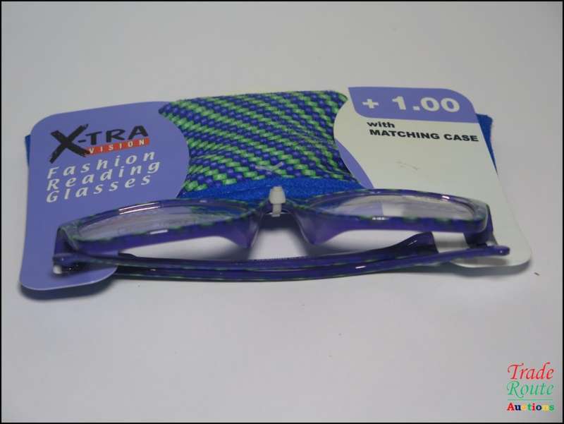 X-TRA VISION Fashion Reading Glasses - with matching case  [ +1.00 ]