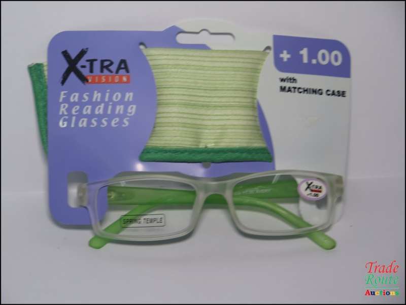 X-TRA VISION Fashion Reading Glasses - with matching case  [ +1.00 ]