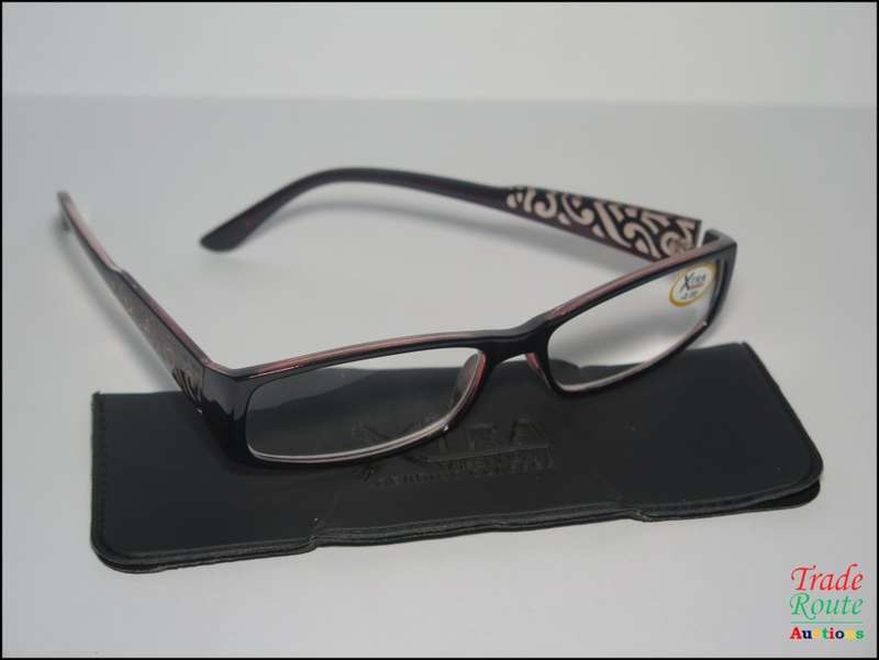 X-TRA VISION Fashion Reading Glasses - with matching case  [ +2.00 ]