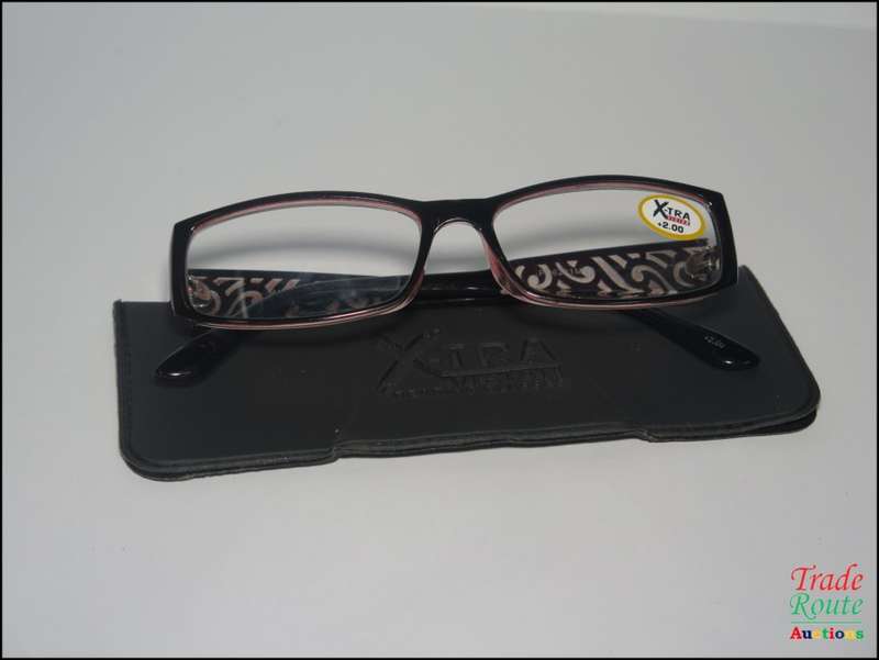 X-TRA VISION Fashion Reading Glasses - with matching case  [ +2.00 ]