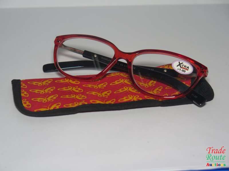 X-TRA VISION Fashion Reading Glasses - with matching case [ +1.00 ]