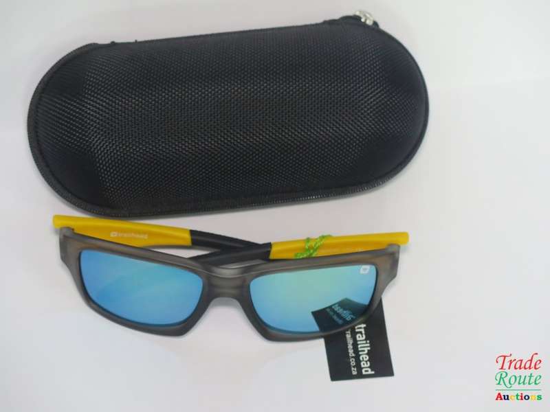Trailhead NORDEND GRY-YLW  Polarised Sunglasses - HARD CASE