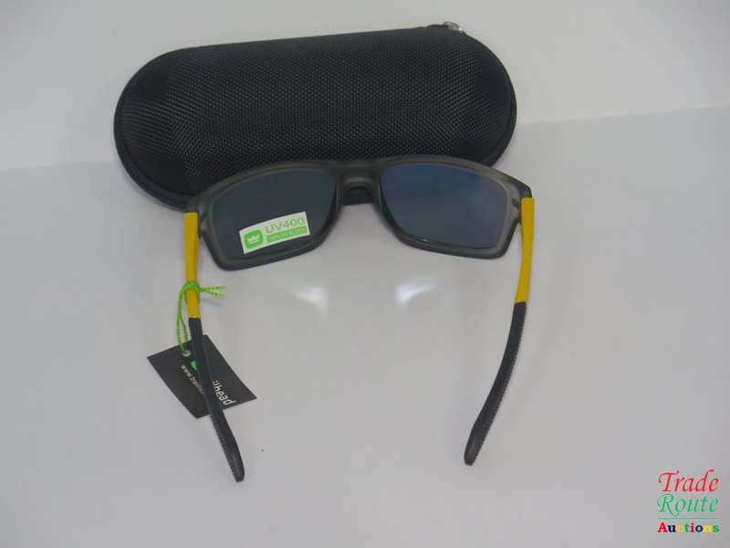 Trailhead NORDEND GRY-YLW  Polarised Sunglasses - HARD CASE