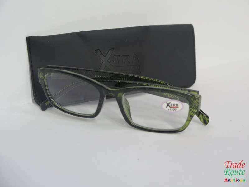 X-tra Vision Fashion Reading Glasses with Matching Case +1.00