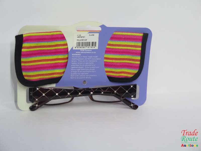 X-TRA VISION Fashion Reading Glasses - with matching case +1.00