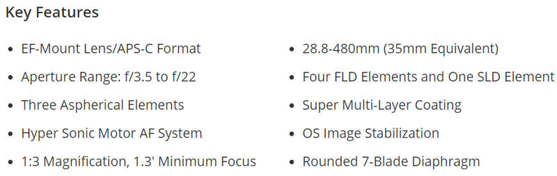 Sigma 18-300mm F3.5-6.3 Contemporary DC Macro OS HSM Lens for NIKON