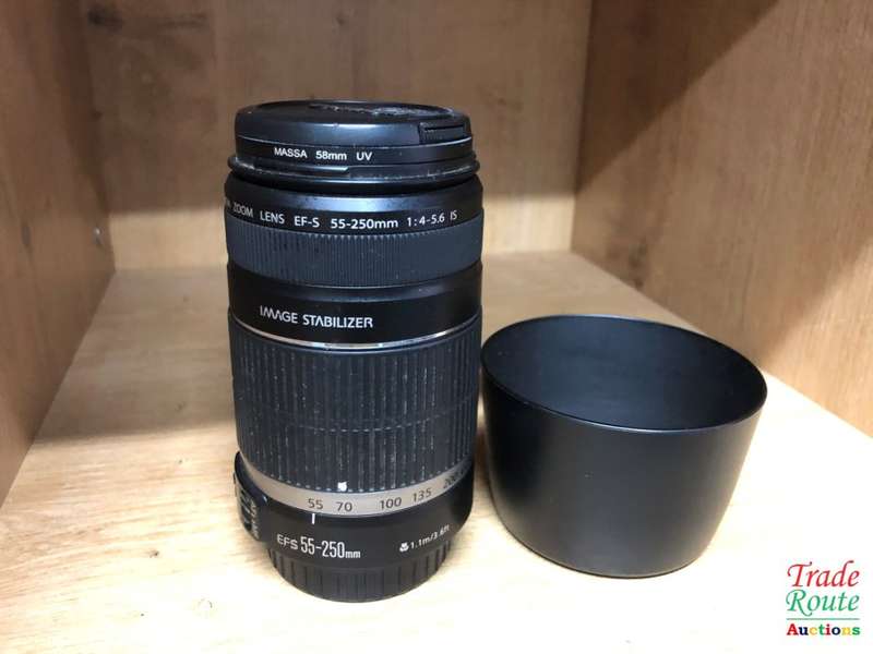 Canon EF-S 55-250m IS (Image Stabilizer)  Lens for Canon DSLR Cameras