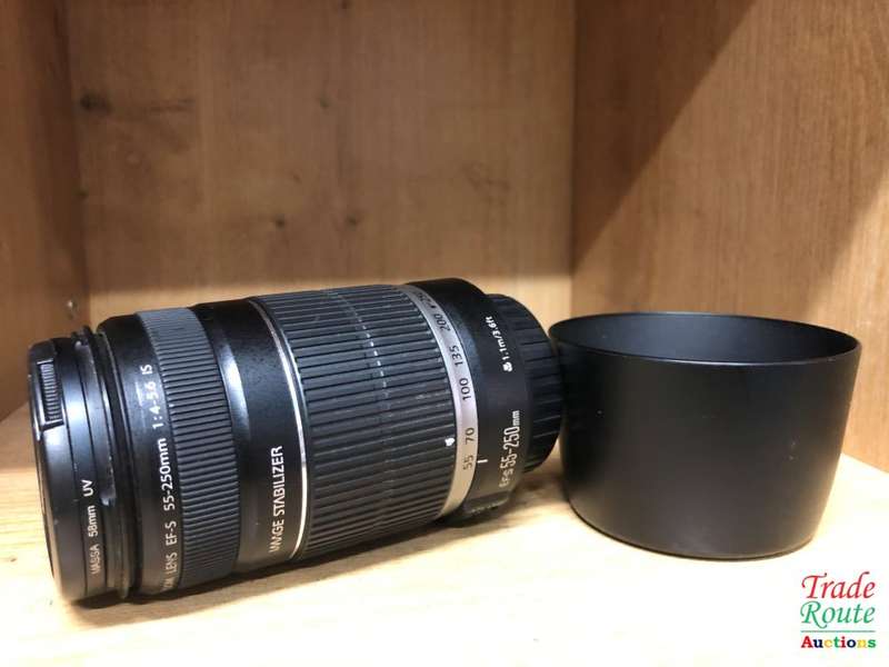 Canon EF-S 55-250m IS (Image Stabilizer)  Lens for Canon DSLR Cameras