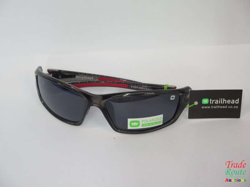 TrailHead EIGER - GREY Polarised Sunglasses -HARD CASE