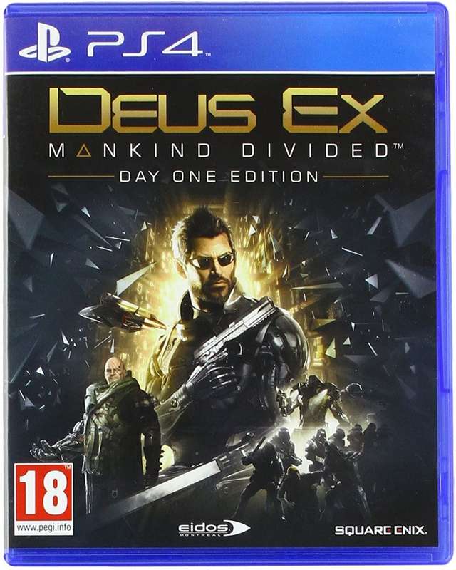 Deus Ex: Mankind Divided Day One Edition (PS4) -  PlayStation 4 - (PS4 Game)