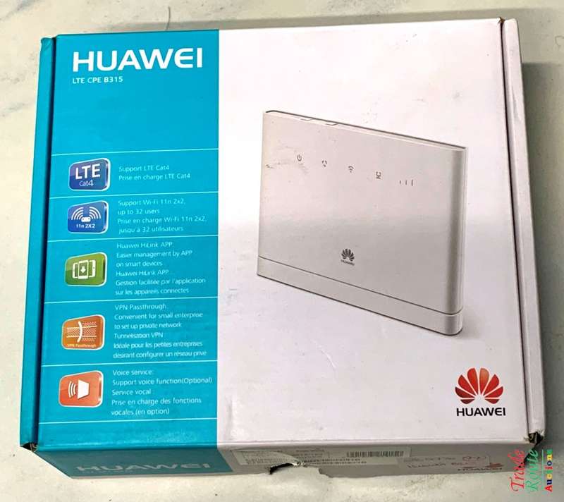 HUAWEI B315 4G LTE Wifi Modem Wireless Router (uses SIM card)