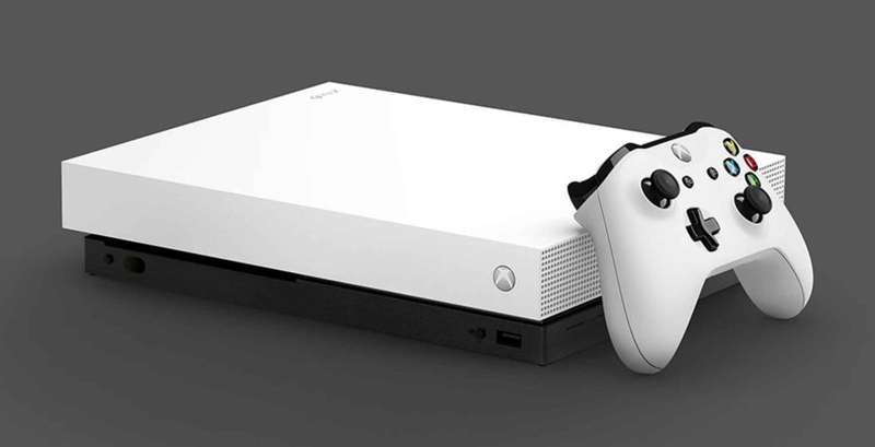 Microsoft Xbox One X 1TB Console (WHITE) Model 1787 + 1 Controller