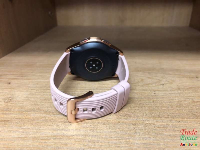 Samsung Galaxy Watch (42mm) Smartwatch (Bluetooth) Android/iOS Compatible -SM-R810 (Rose Gold)