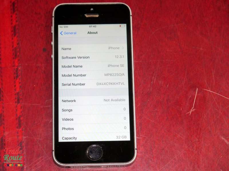 APPLE IPHONE SE | 32GB | SPACE GREY | MP822SO/A | A1723