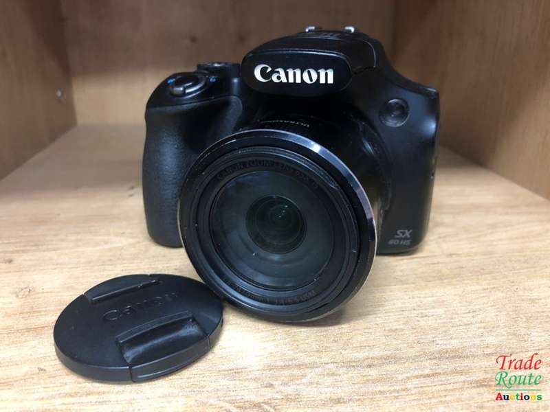 Canon Powershot SX60 HS 16.1MP Digital Camera 65x Optical Zoom Lens 3-inch LCD Tilt Screen (Black)