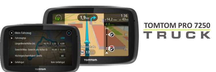 TomTom PRO 7250 GPS Satellite Navigation System 5-inch Touch Screen
