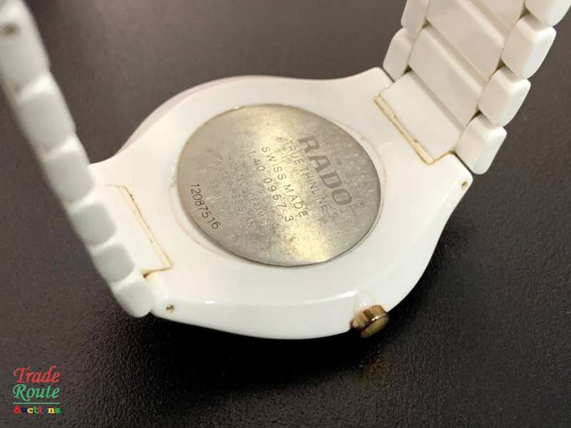 RADO Jubilee White Ceramic - True Thinline Men's Watch *** RADO ***