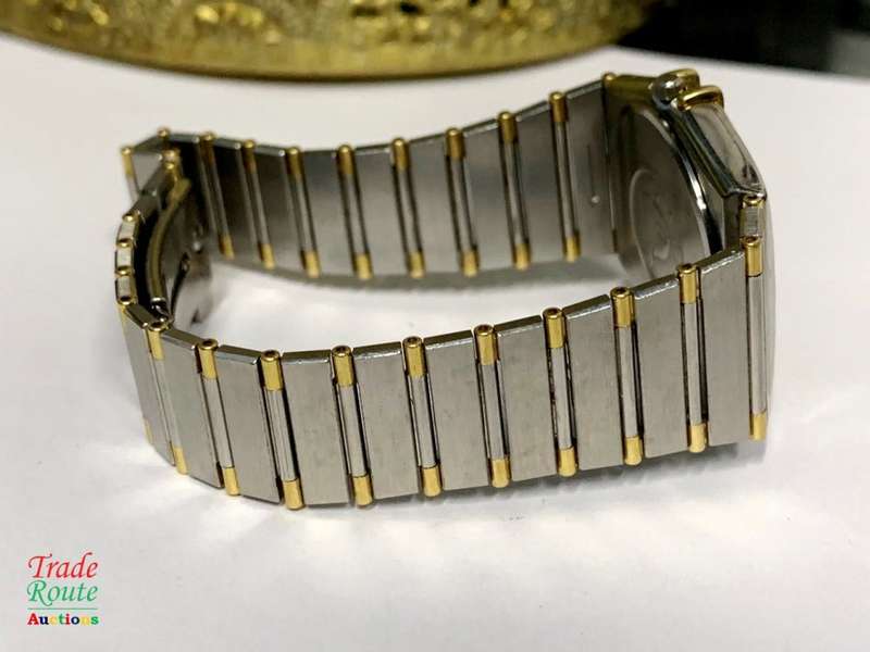OMEGA Constellation Chronometer Day Date Two Tone Stainless Steel & 18K Gold Watch