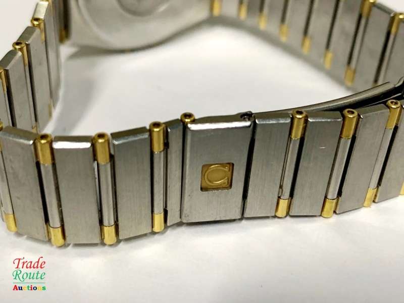 OMEGA Constellation Chronometer Day Date Two Tone Stainless Steel & 18K Gold Watch