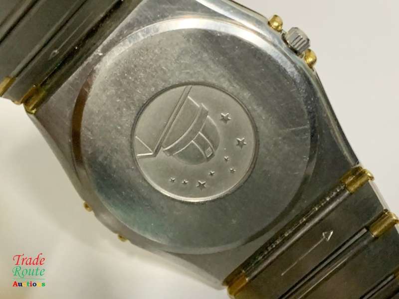 OMEGA Constellation Chronometer Day Date Two Tone Stainless Steel & 18K Gold Watch