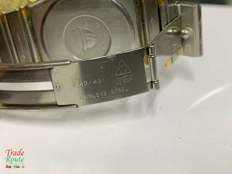 OMEGA Constellation Chronometer Day Date Two Tone Stainless Steel & 18K Gold Watch