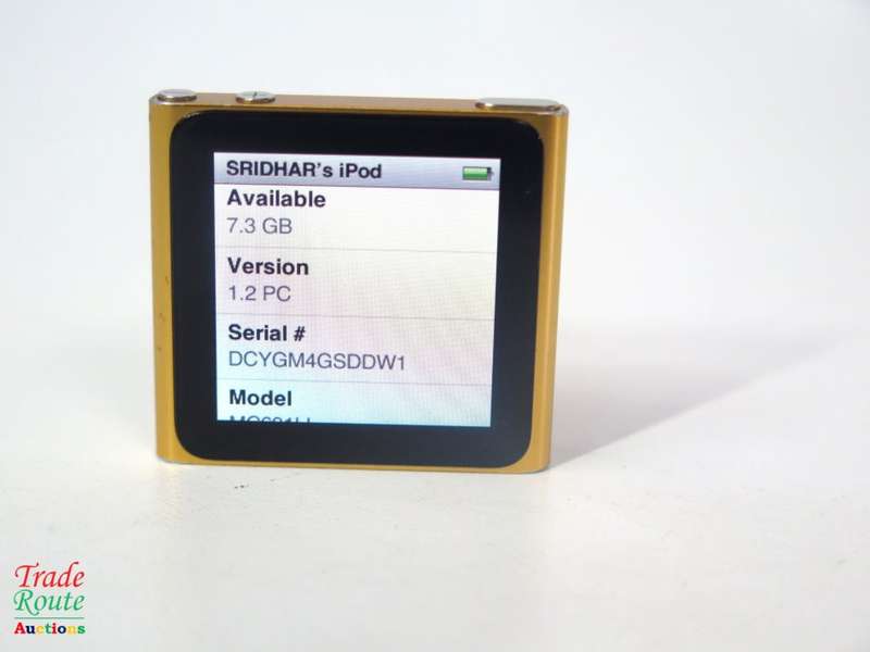 Apple iPod nano 6th Generation (8GB) (ORANGE) MC691