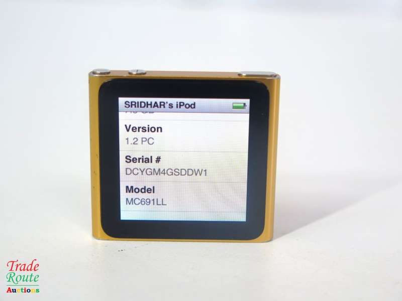 Apple iPod nano 6th Generation (8GB) (ORANGE) MC691