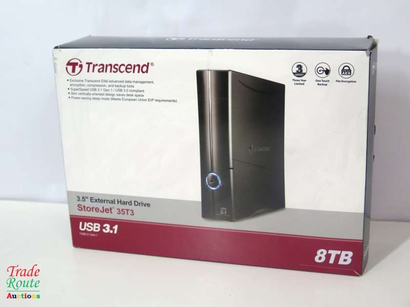Transcend StoreJet 8TB HDD 3.5 inch External SATA HDD 35T3 - USB 3.1
