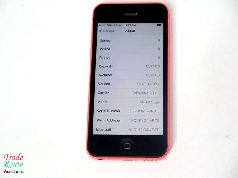 APPLE IPHONE 5c | 16GB | PINK | MF325SO  | A1529