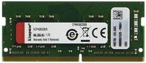 Laptop RAM - Kingston 8GB DDR4 RAM 2666Mhz SO-DIMM 260-pin Notebook Memory KCP426SS8/8