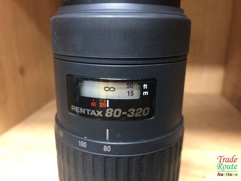 Pentax SMC 80-320mm f4.5-5.6 FA Black Zoom lens