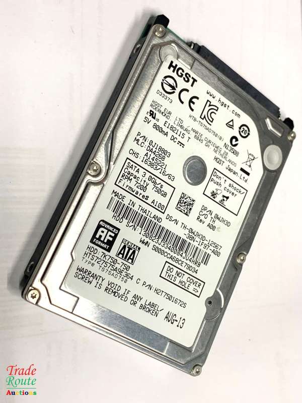 HGST 750GB LAPTOP HARD DRIVE 2.5" 7200RPM
