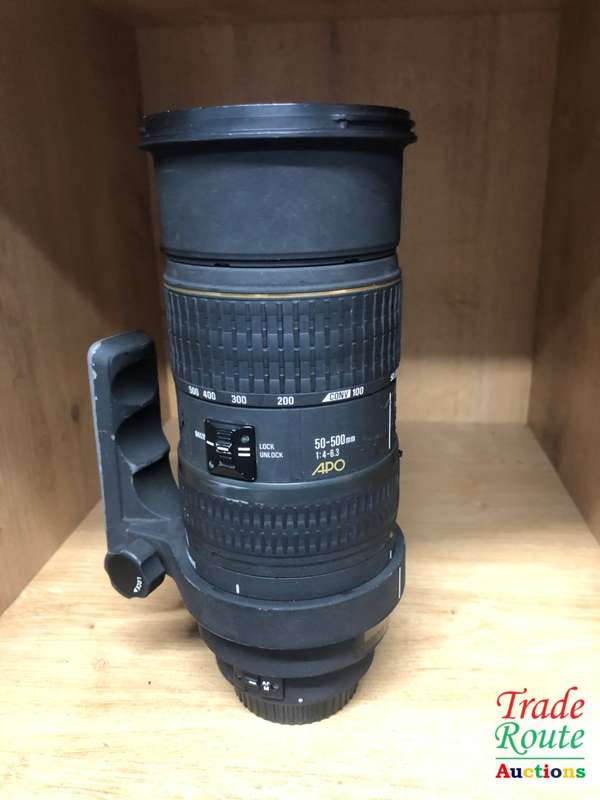 Sigma 50-500mm 1: 4-6.3D HSM EX APO TELEPHOTO ZOOM LENS [ CANON MOUNT ]
