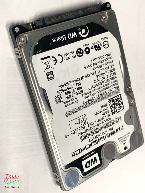 WD 750GB LAPTOP HARD DRIVE 2.5" 7200RPM