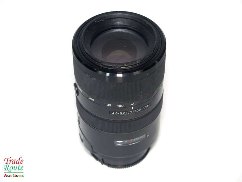 Sony SAL70300G 70-300mm f/4.5-5.6 SSM ED G-Series Compact Super Telephoto Zoom Lens