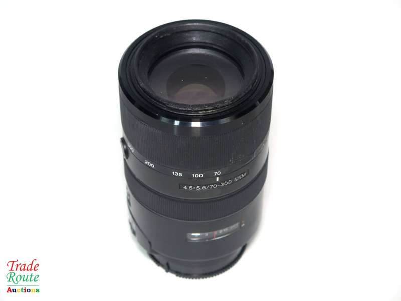 Sony SAL70300G 70-300mm f/4.5-5.6 SSM ED G-Series Compact Super Telephoto Zoom Lens