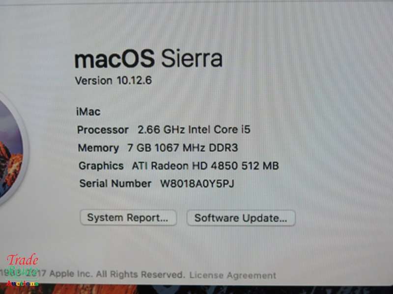 Apple iMAC | 27 INCH | Core i5  * All In One Desktop * AMD Radeon Graphics