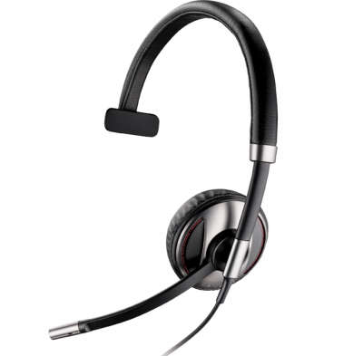 Plantronics Blackwire C710-M Mono Corded  USB Headset + Travel Case