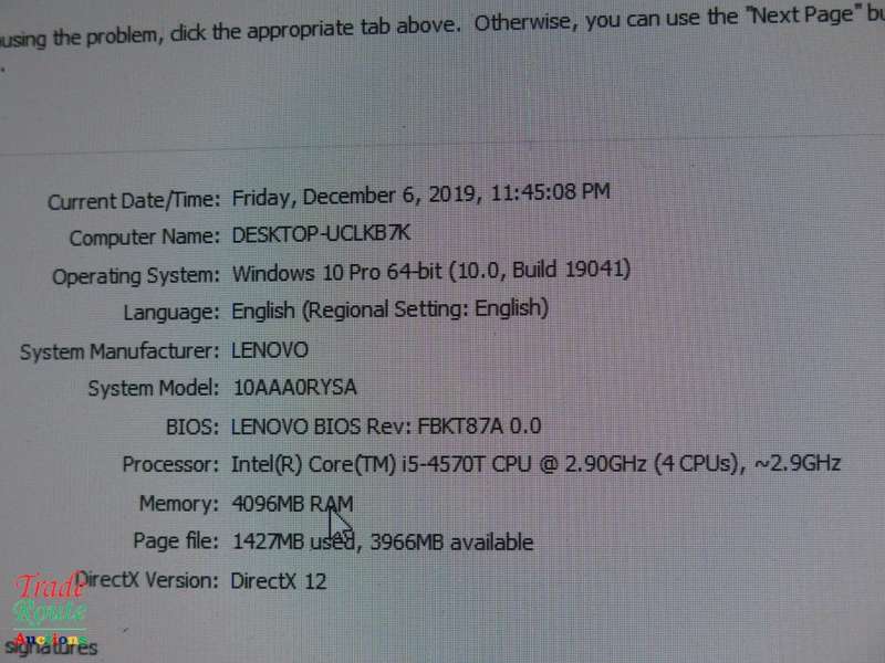 Lenovo ThinkCentre M93P MICRO Desktop PC | Core i5 4570T CPU @ 2.9GHz | 4GB RAM | 750GB HDD