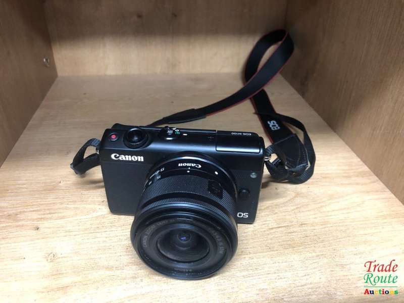 Canon EOS M100 24.2 Megapixel Mirrorless Camera with Canon 15-45mm Lens
