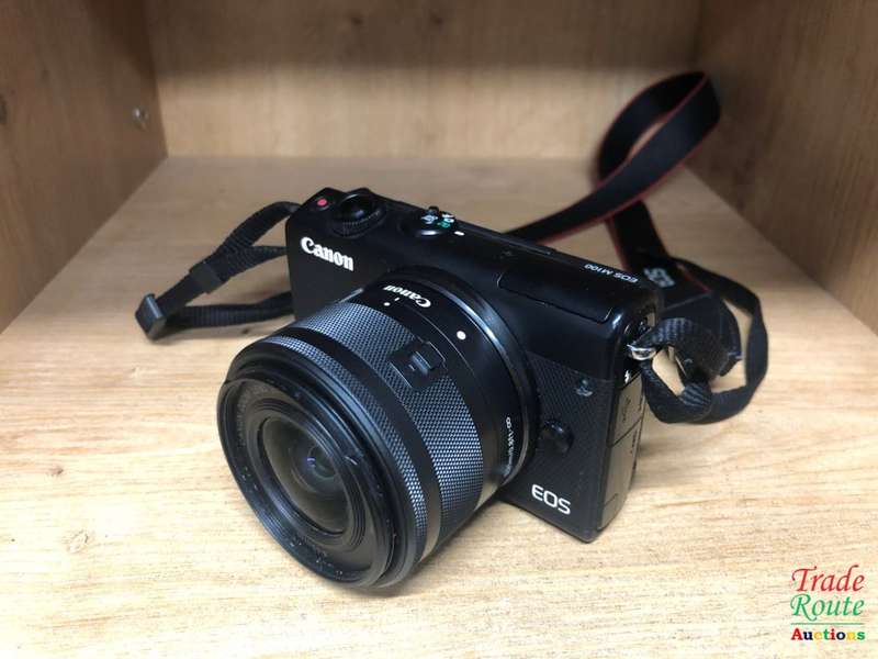 Canon EOS M100 24.2 Megapixel Mirrorless Camera with Canon 15-45mm Lens