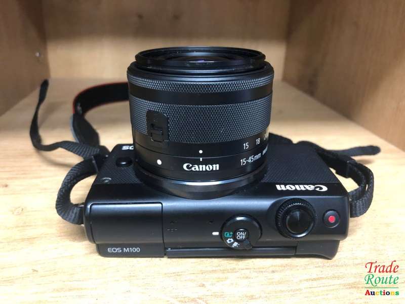 Canon EOS M100 24.2 Megapixel Mirrorless Camera with Canon 15-45mm Lens