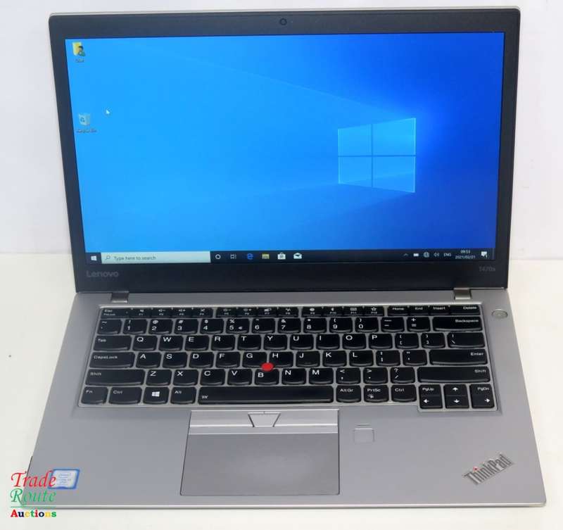 LENOVO THINKPAD T470s Laptop (SILVER) | CORE i7 7600U 7th Gen 2.8GHz | 16GB RAM | 512GB SSD | LAPTOP