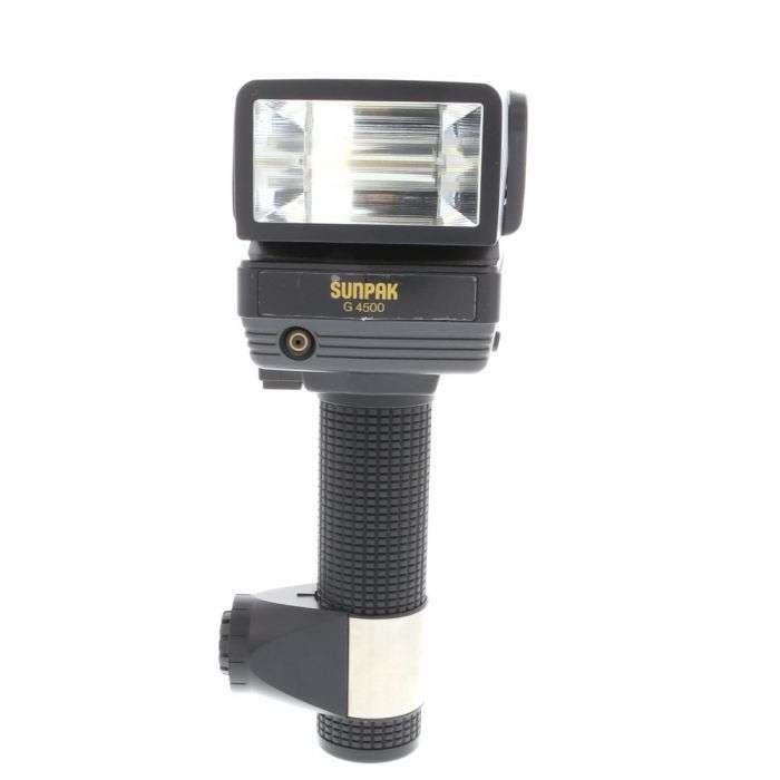 Sunpak G4500 Handle Mount Electronic Flash Unit - Demo in Box